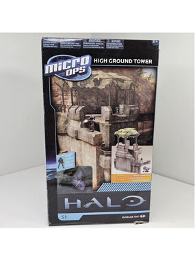 SEALED Halo Micro Ops High Ground Tower S1 McFarlane Toys Xbox 360 NEW
